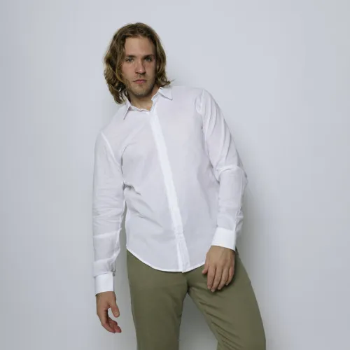 CAMISA LIBERATO MANGAS LARGAS BLANCA