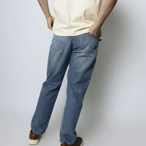 JEANS RECTO LIBERATO CELESTE
