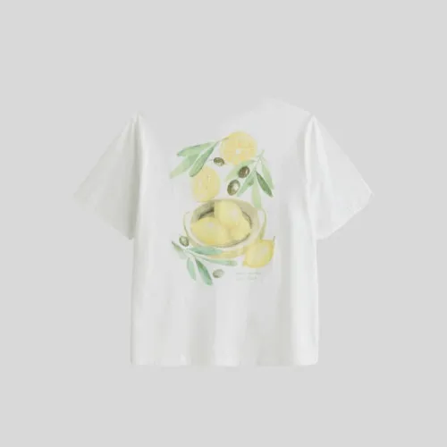 REMERA ABERCROMBIE LEMON BLANCA