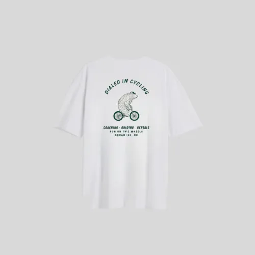 REMERA LIBERATO BASICS OVERSIZE MARFIL DIALED IN CYCLING
