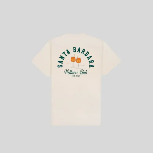 REMERA LIBERATO BASICS REGULAR FIT BEIGE SANTA BARBARA WELLNESS CLUB