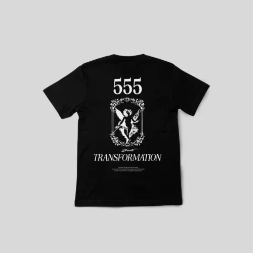 REMERA LIBERATO BASICS REGULAR FIT NEGRA NEON DREAMER