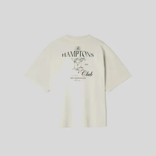 REMERA LIBERATO OVERSIZE BEIGE THE HAMPTONS SOCIAL CLUB