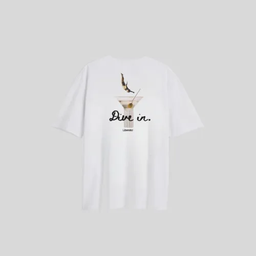 REMERA LIBERATO OVERSIZE MARFIL DIVE IN