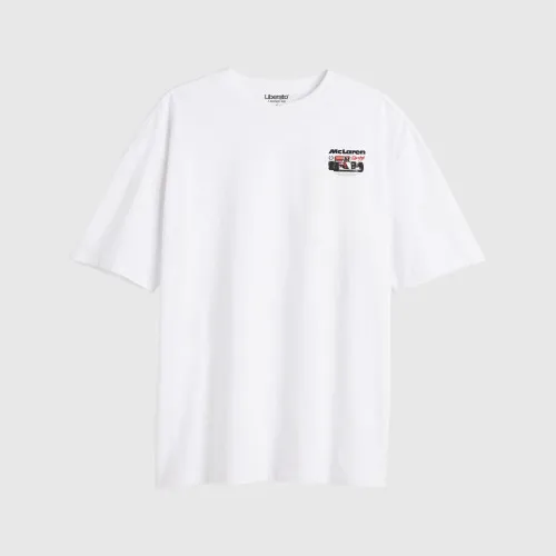 REMERA LIBERATO OVERSIZE MARFIL MCLAREN RACING