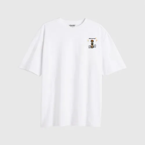 REMERA LIBERATO OVERSIZE MARFIL MCLAREN RACING