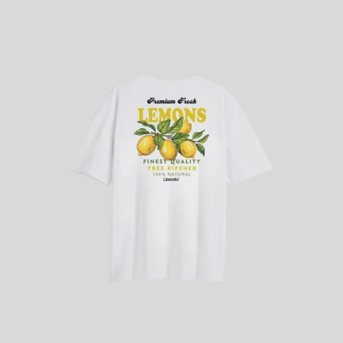 REMERA LIBERATO OVERSIZE MARFIL PREMIUM FRESH LEMON