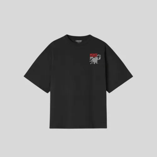 REMERA LIBERATO OVERSIZE NEGRA MONTE CARLOS GP
