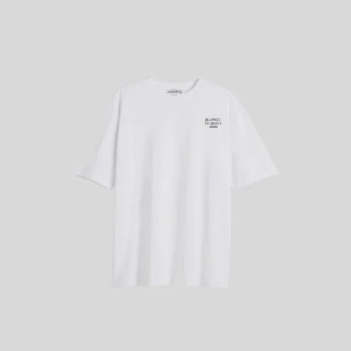 REMERA LIBERATO REGULAR FIT BLANCA ALLERGIC TO IDIOTS