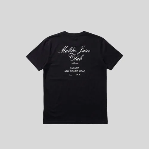 REMERA LIBERATO REGULAR FIT NEGRA MALIBU JUICE CLUB