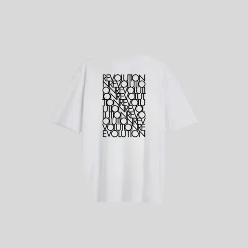 REMERA OVERSIZE PREMIUM 250 GSM LIBERATO BASICS MARFIL REVOLUTION