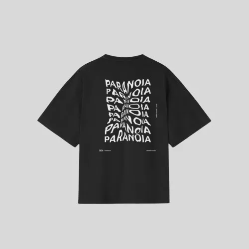 REMERA OVERSIZE PREMIUM 250 GSM LIBERATO BASICS OVERSIZE NEGRA PARANOIA