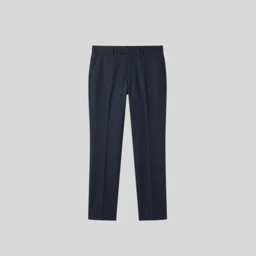 TRAJE SLIM FIT PERRY ELLIS AZUL MARINO RAYITAS