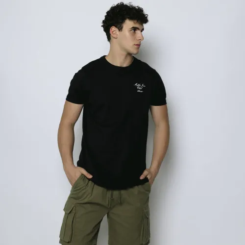 BERMUDA CARGO CON GOMA LIBERATO BASICS VERDE