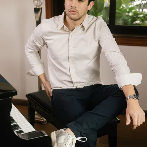 CAMISA LIBERATO BASICS MANGAS LARGAS BEIGE