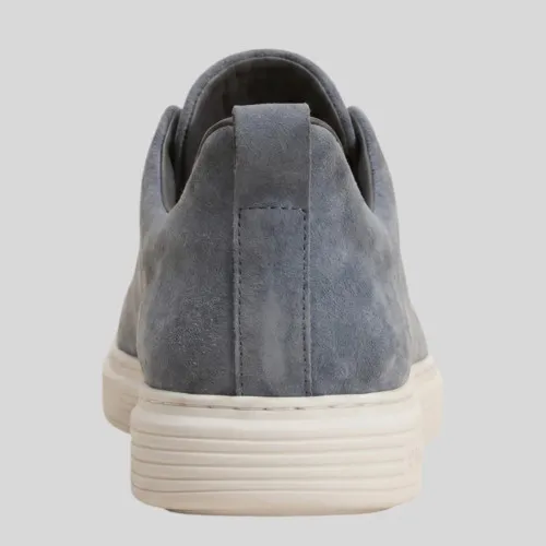 ZAPATO LIBERATO DE GAMUZA CELESTE