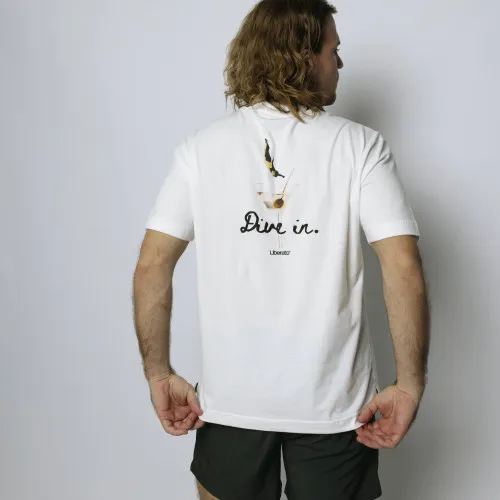REMERA LIBERATO OVERSIZE MARFIL DIVE IN