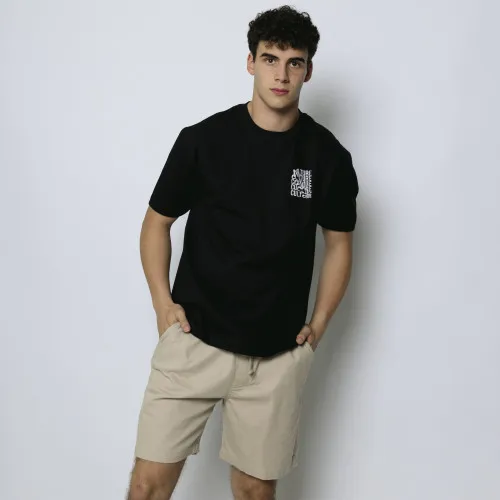 REMERA LIBERATO PREMIUM 250GSM OVERSIZE NEGRA CULTURE
