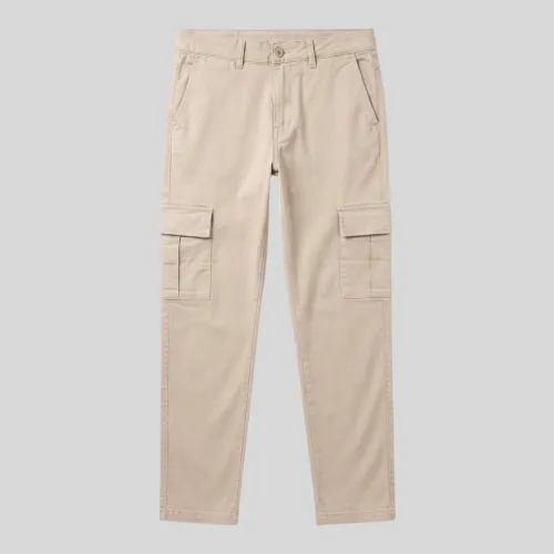 PANTALON CARGO LIBERATO BASICS BEIGE