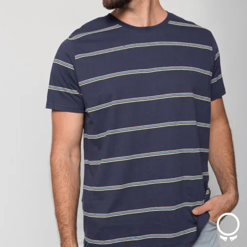 REMERA KRISTOBELGA RAYADA AZUL SEVILLA