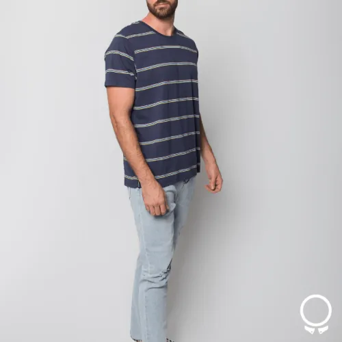 REMERA KRISTOBELGA RAYADA AZUL SEVILLA