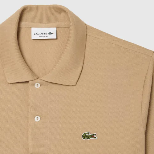 REMERA LACOSTE POLO BEIGE