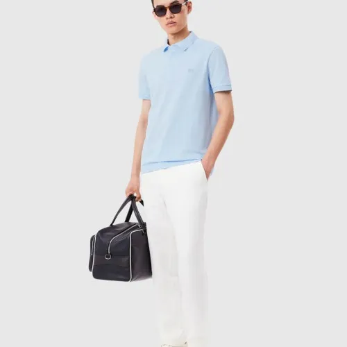 REMERA LACOSTE POLO PARIS CELESTE