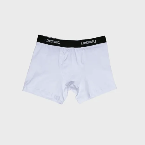 BOXER LIBERATO BASICS GOMA NEGRA  BLANCO