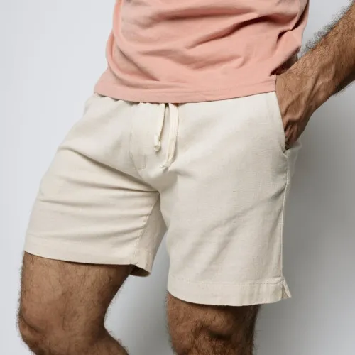BERMUDA CON GOMA LIBERATO BASICS BEIGE