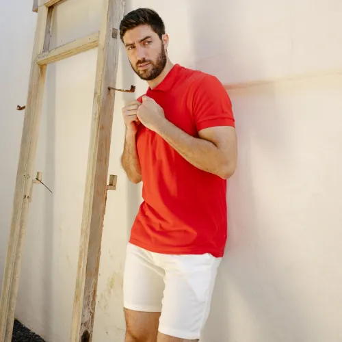 REMERA POLO LIBERATO BASICS ROJA