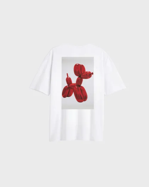 REMERA LIBERATO BASICS OVERSIZE PREMIUM 250 GSM MARFIL BALLON DOG