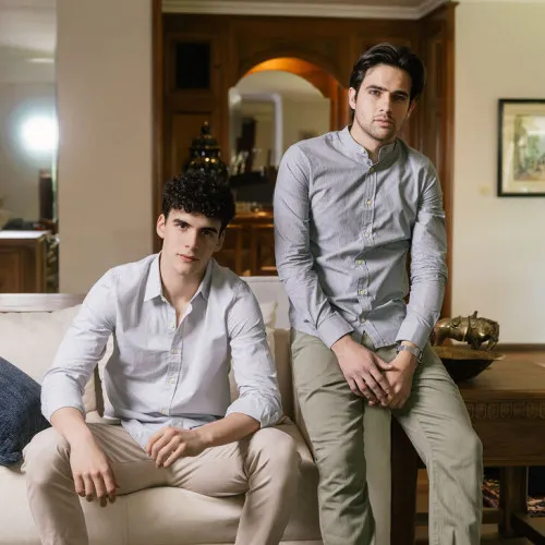CAMISA LIBERATO BASICS MANGAS LARGAS GRIS