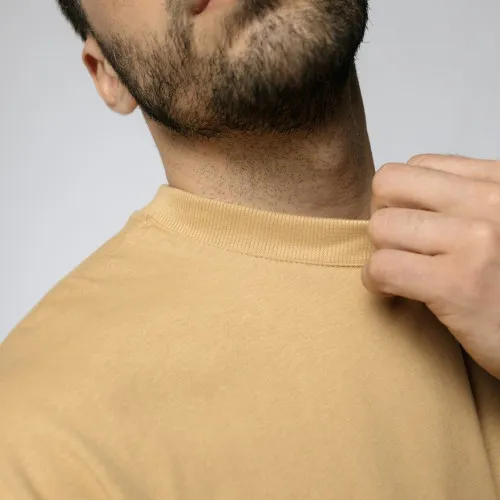 REMERA LIBERATO BASICS OVERSIZE BEIGE
