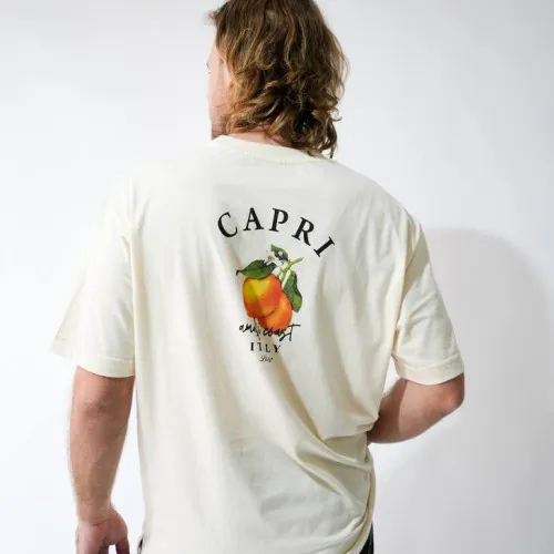 REMERA LIBERATO OVERSIZE BEIGE CAPRI
