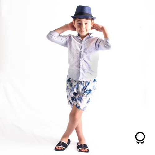 SOMBRERO LIBERATO KIDS AZUL MARINO