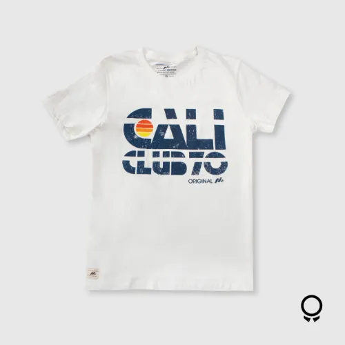 REMERA N+ CALI WHITE